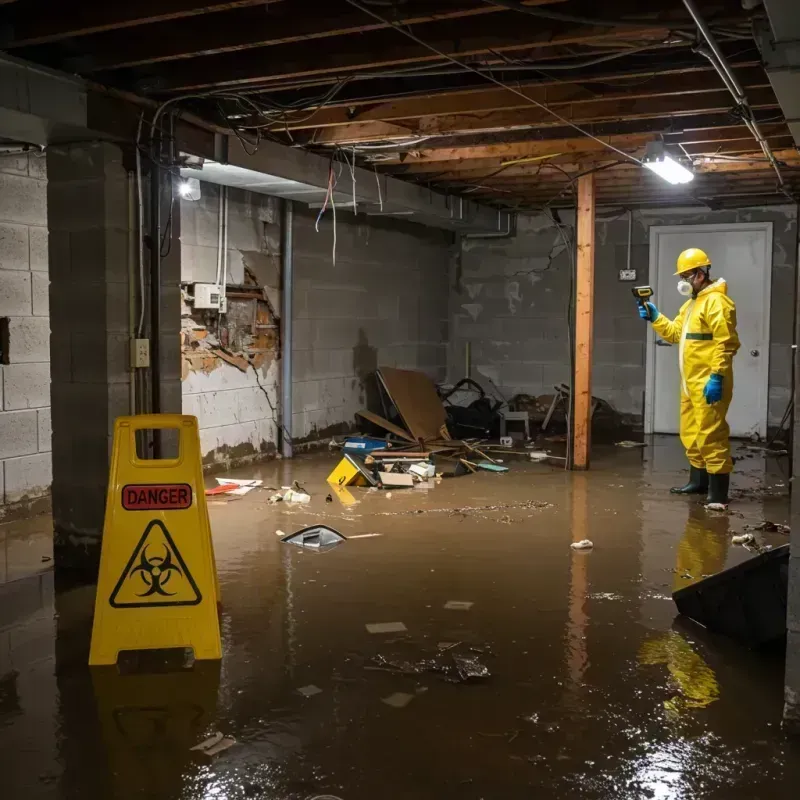 Flooded Basement Electrical Hazard in Lakewood, CA Property