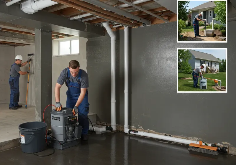 Basement Waterproofing and Flood Prevention process in Lakewood, CA